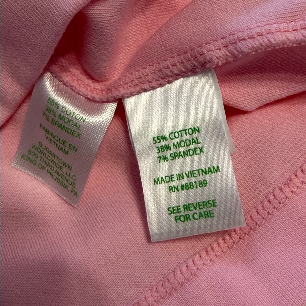 Lilly Pulitzer Light Pink Blouse size XL excellent condition length 24” bust 36 - Picture 4 of 8